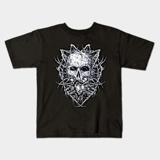 SKULL ARTWORK WITH "C" Kids T-Shirt